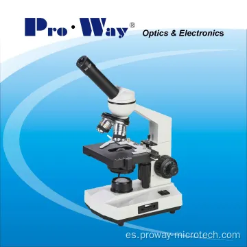 Microscopio biológico educativo monocular